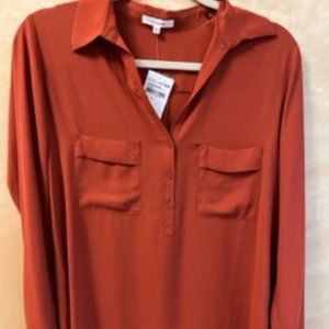Pleione Erin Blouse - Sz Sm Spice - NWT